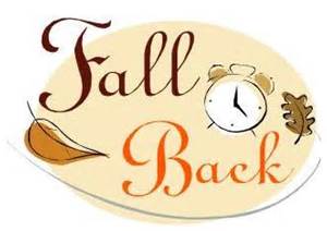 It't Time to FALL Back on November 1, 2015